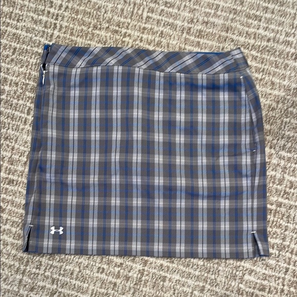 Under Armour Blue Mini Athletic Skirt Sz 6 - Picture 1 of 4